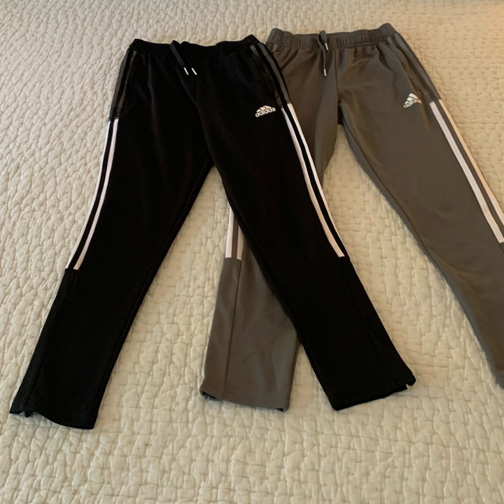 Lot of 2 Adidas Tiro 21 Warmup Joggers - Boys 11/12